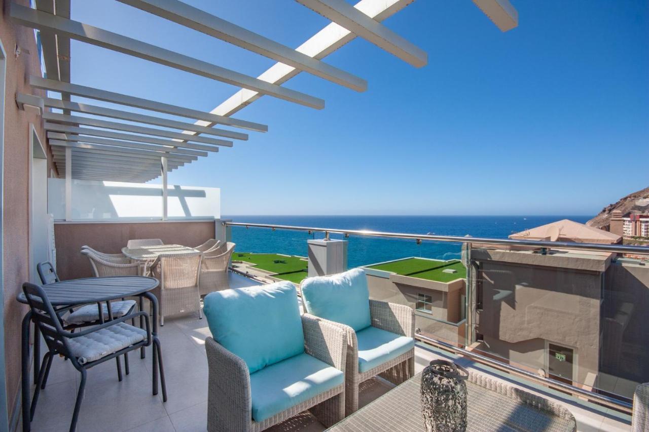 Luxury Penthouse, Panoramic Sea View Lejlighed Mogán Eksteriør billede